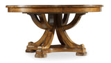 Hooker Furniture Tynecastle Round Pedestal Dining Table with One 18'' Leaf 5323-75206