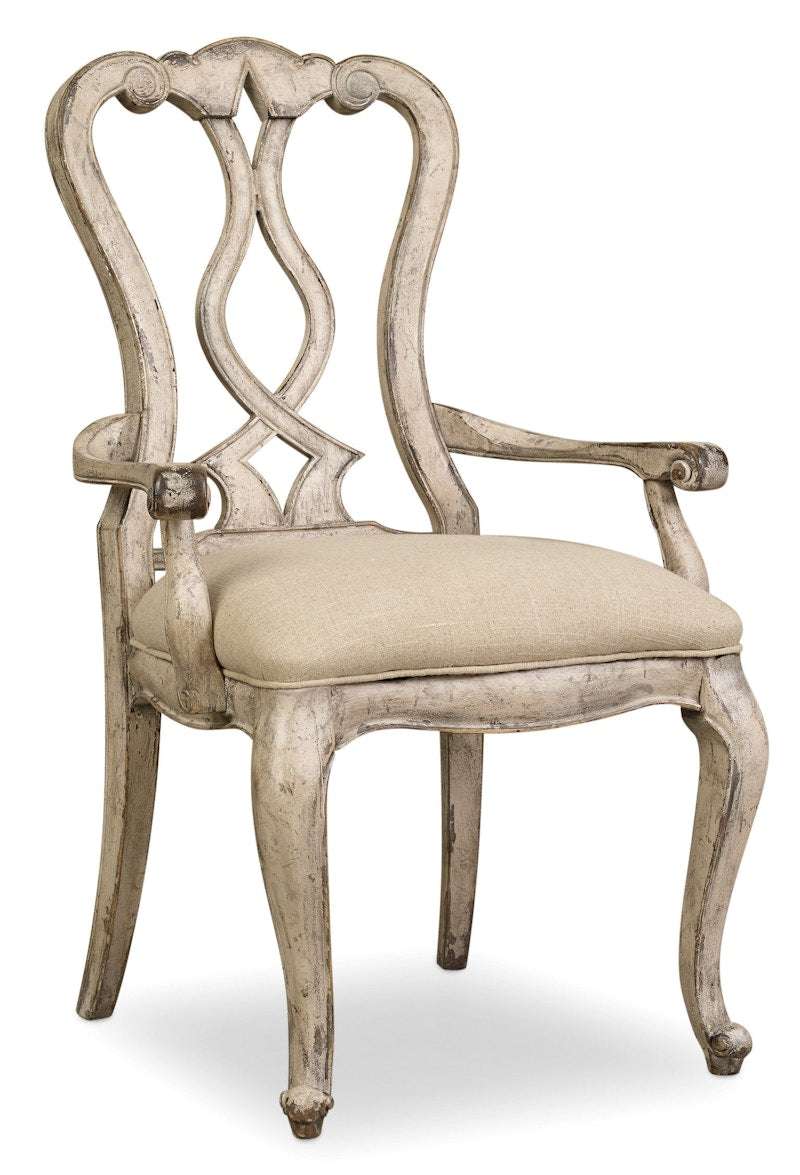 Hooker Furniture Chatelet Splatback Arm Chair - 2 per carton/price ea 5350-75400