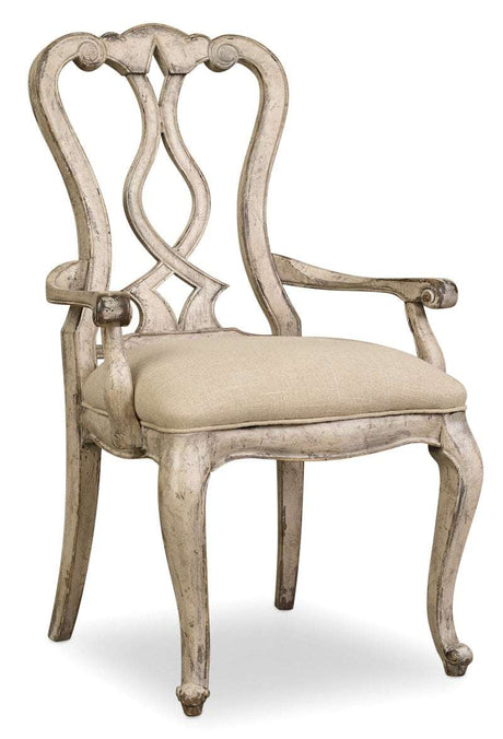 Hooker Furniture Chatelet Splatback Arm Chair - 2 per carton/price ea 5350-75400
