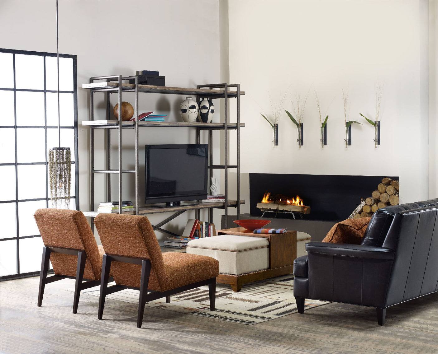 Hooker Furniture Studio 7H Scaffold Entertainment Console 5382-55494