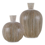 Islander Vases, White, S/2 - Kings Fine Art & Decor
