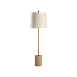 Lambeth Table Lamp-Travertine