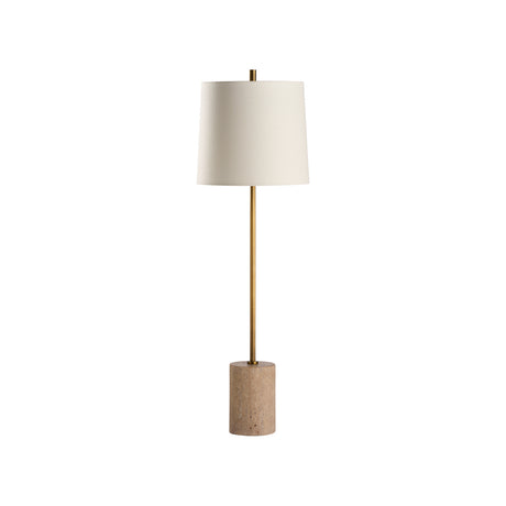 Lambeth Table Lamp-Travertine