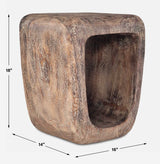 Loophole Accent Stool, Bleached Wash
