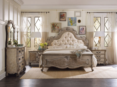 Hooker Furniture Chatelet Queen Upholstered Panel Bed 5450-90850