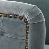 Haider Accent Chair, Slate Blue