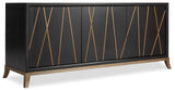 Hooker Furniture Entertainment Console 64in 5518-55464-BLK