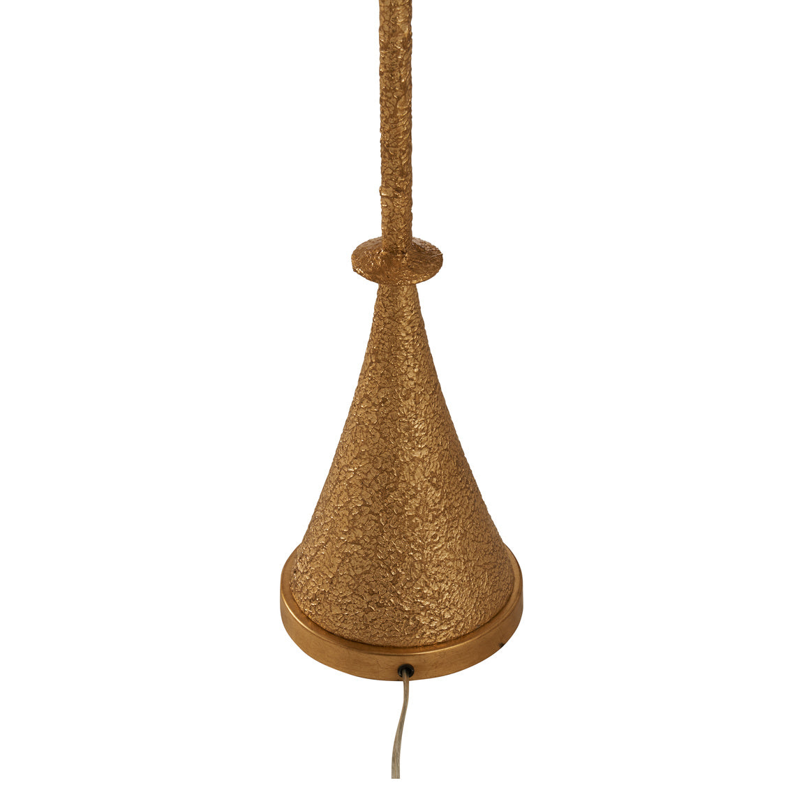 Gia Floor Lamp - Textured Gilt