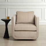 Abound Swivel Chair, Porcelain