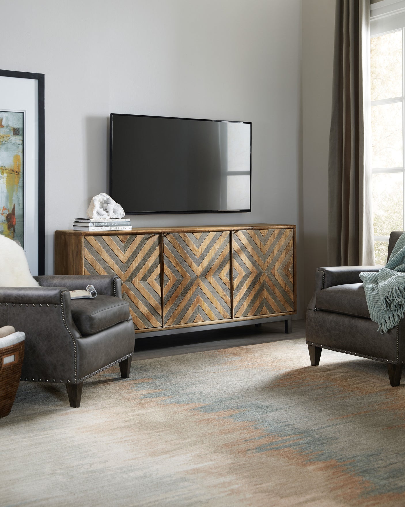 Hooker Furniture Serramonte 69in Entertainment/Accent Console 5649-55469-MWD
