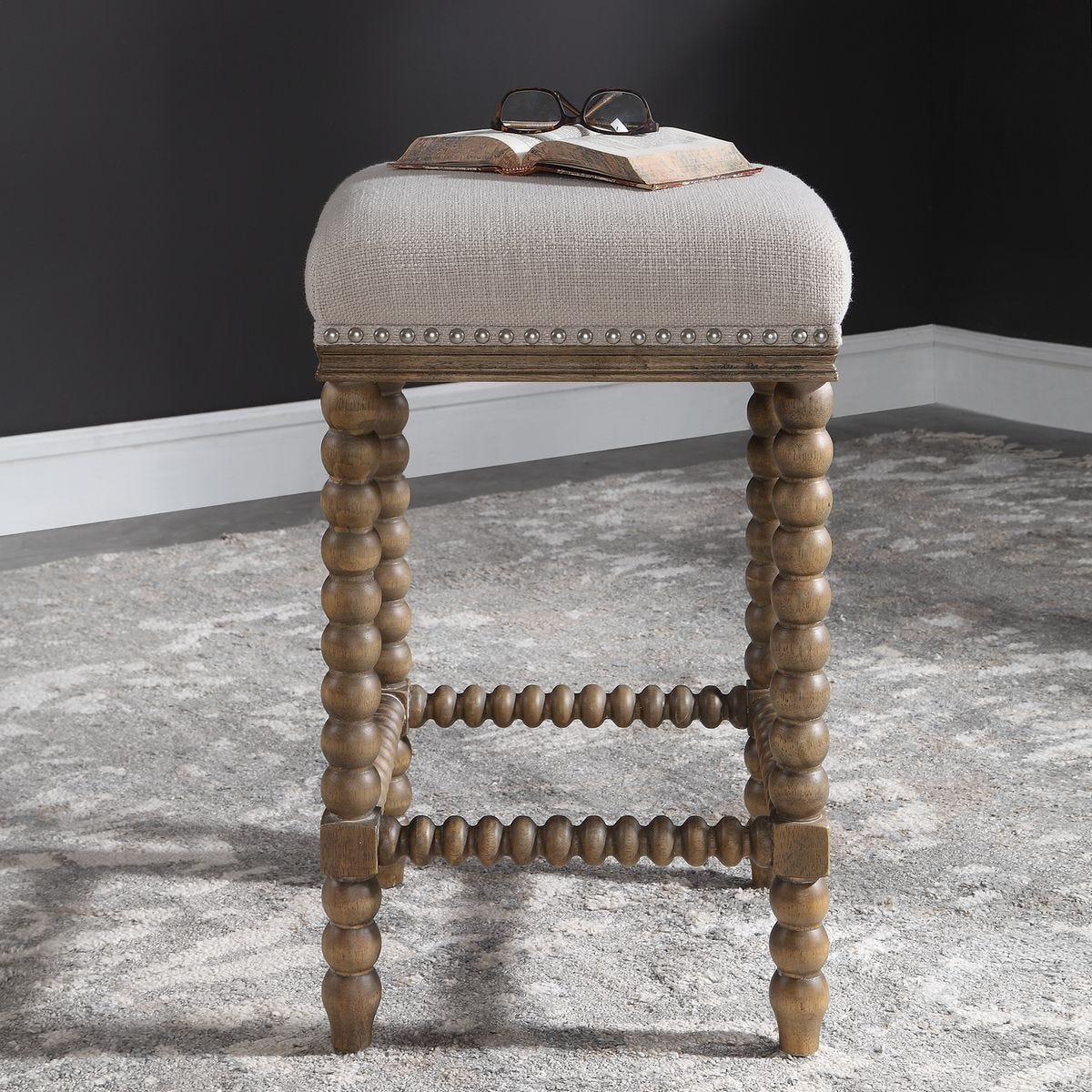Pryce Counter Stool, Walnut