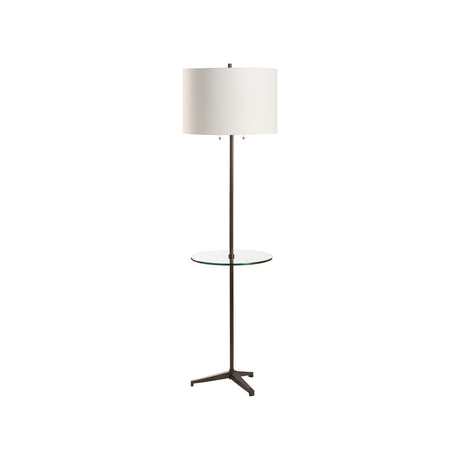 Blythwood Floor Lamp w/ Glass Table - Oil Rubbed Bronze
