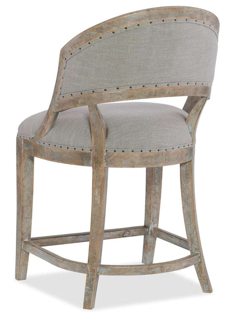 Hooker Furniture Boheme Garnier Barrel Back Counter Stool 5750-25350-MWD