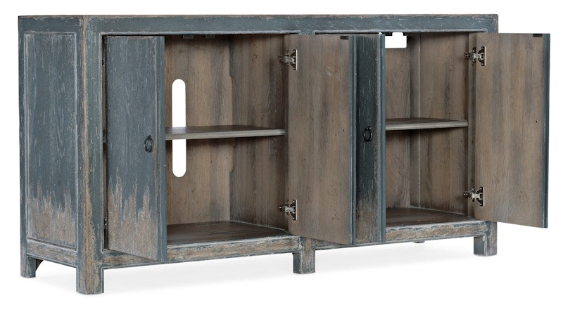 Hooker Furniture Boheme Four Door Media Console 5750-55460-BLU