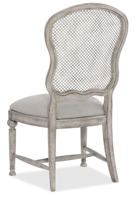 Hooker Furniture Boheme Gaston Metal Back Side Chair - 2 per carton/price ea 5750-75411-LTWD