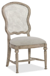 Hooker Furniture Boheme Gaston Metal Back Side Chair - 2 per carton/price ea 5750-75411-LTWD