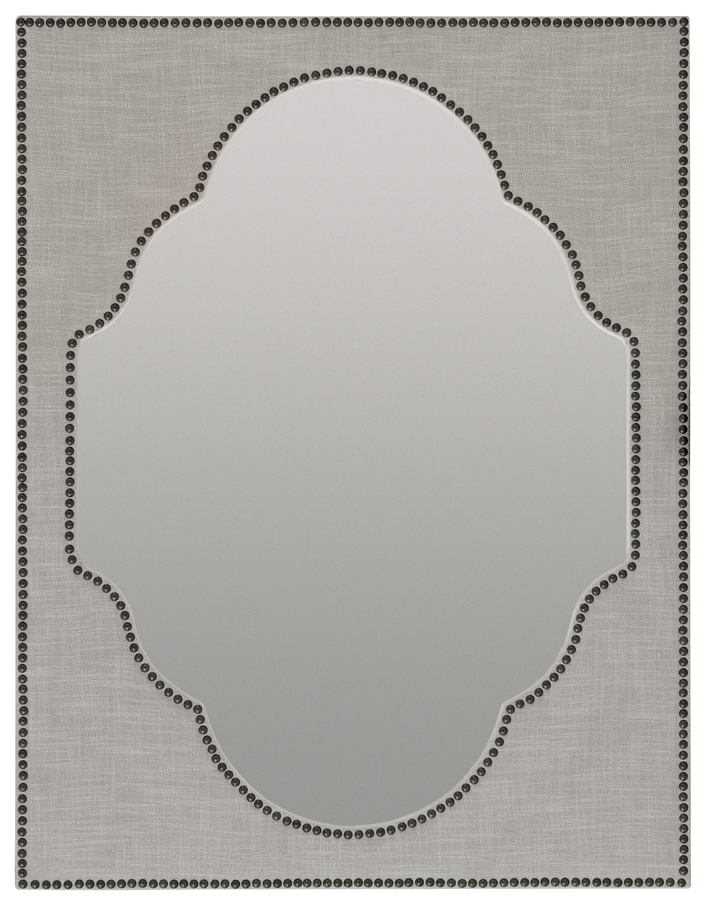 Hooker Furniture Boheme Nourmand Linen Wrapped Mirror 5750-90008-GRY