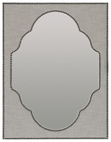 Hooker Furniture Boheme Nourmand Linen Wrapped Mirror 5750-90008-GRY