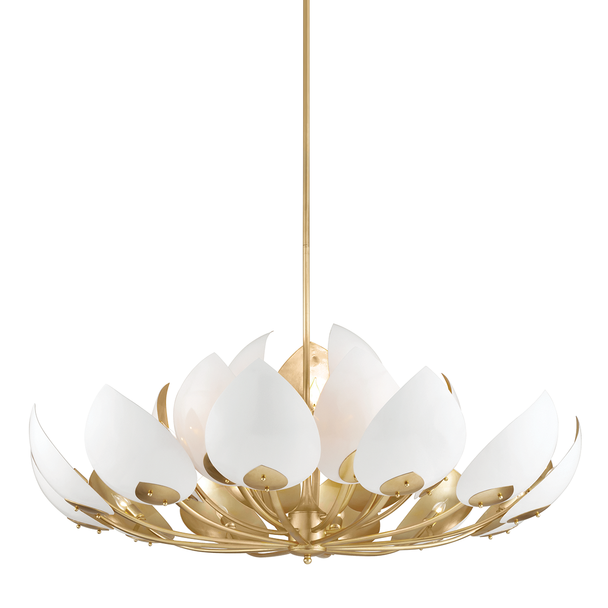 lotus-chandelier-5754-GL/WH