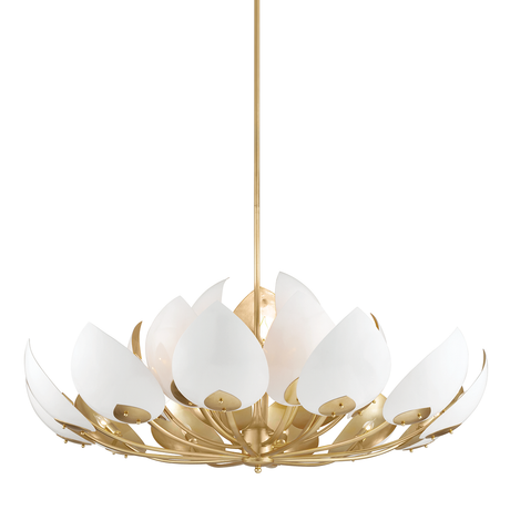 lotus-chandelier-5754-GL/WH