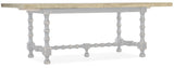 Ciao Bella 84in Trestle Table Top w/ 2-18in Leaves 5805-75200T-80