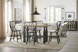 Hooker Furniture Ciao Bella Spindle Back Counter Stool-Black 5805-75351-99