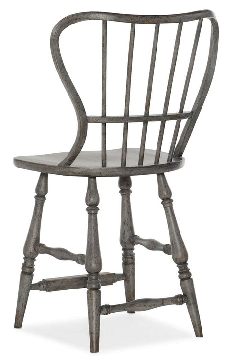 Hooker Furniture Ciao Bella Spindle Back Counter Stool-Speckled Gray 5805-75351-96