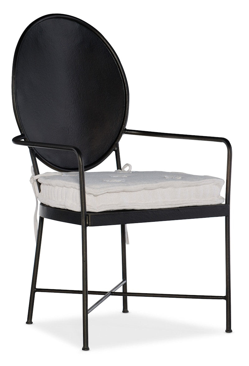Hooker Furniture Ciao Bella Metal Arm Chair - 2 per carton/price ea 5805-75400-89