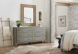 Hooker Furniture Ciao Bella Six-Drawer Dresser- Speckled Gray 5805-90002-95