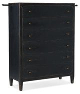 Hooker Furniture Ciao Bella Six-Drawer Chest- Black 5805-90010-99