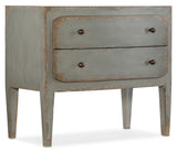 Hooker Furniture Ciao Bella Two-Drawer Nightstand- Speckled Gray 5805-90016-95
