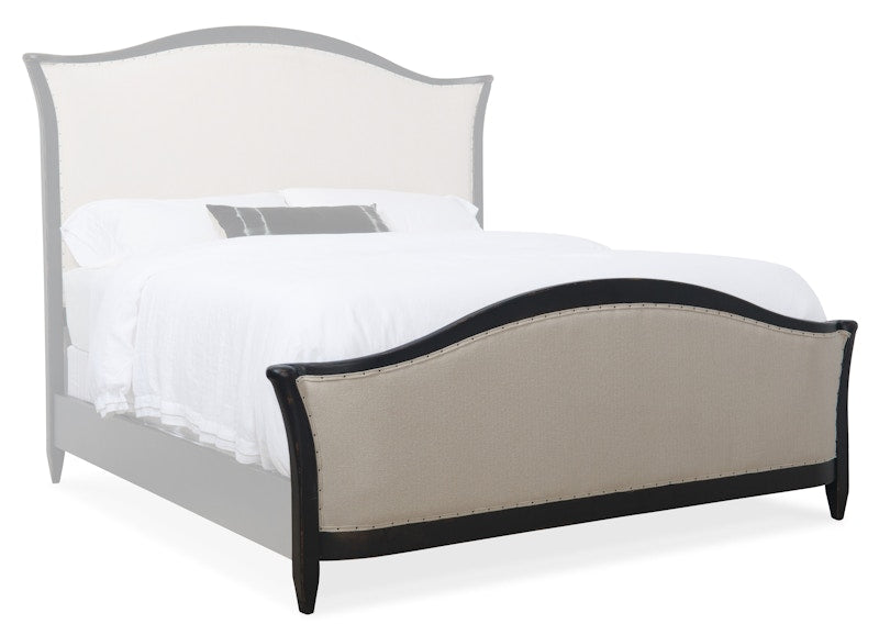 Ciao Bella 6/0-6/6 Upholstered Footboard- Black 5805-90868-99