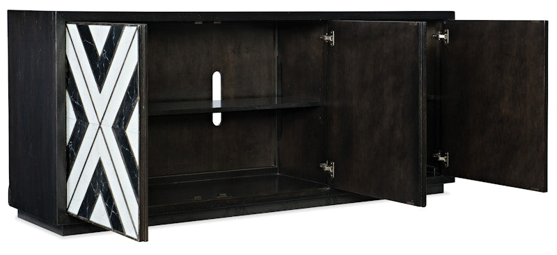 Hooker Furniture Sanctuary Noir Et Blanc Entertainment Console 5875-55480-00