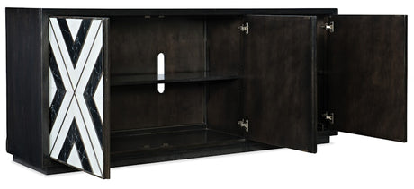 Hooker Furniture Sanctuary Noir Et Blanc Entertainment Console 5875-55480-00