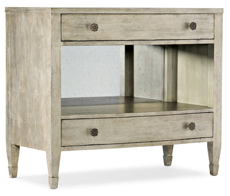 Hooker Furniture Sanctuary Gemme Two Drawer Nightstand 5875-90015-95