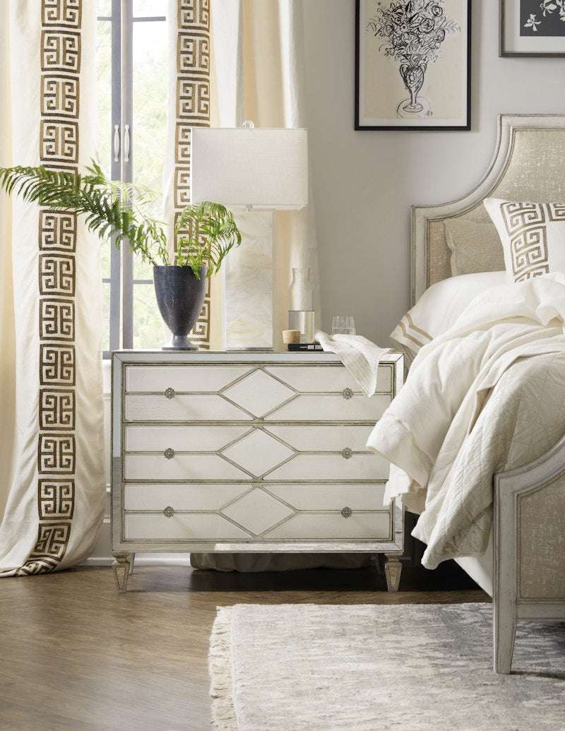 Hooker Furniture Sanctuary Queen of Diamonds Bachelorette Chest 5875-90017-95