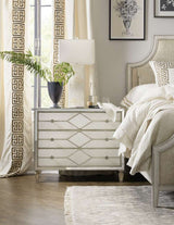 Hooker Furniture Sanctuary Queen of Diamonds Bachelorette Chest 5875-90017-95