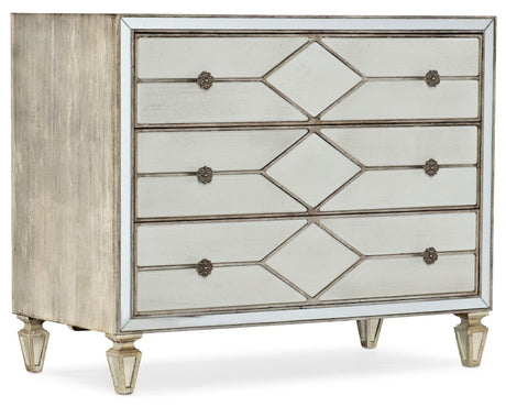 Hooker Furniture Sanctuary Queen of Diamonds Bachelorette Chest 5875-90017-95