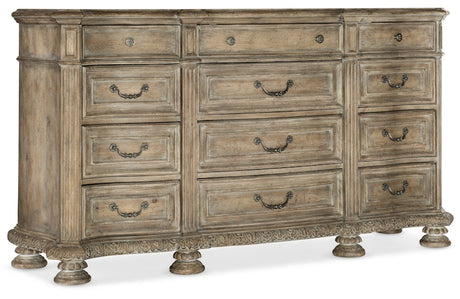 Hooker Furniture Castella Twelve Drawer Dresser 5878-90002-80