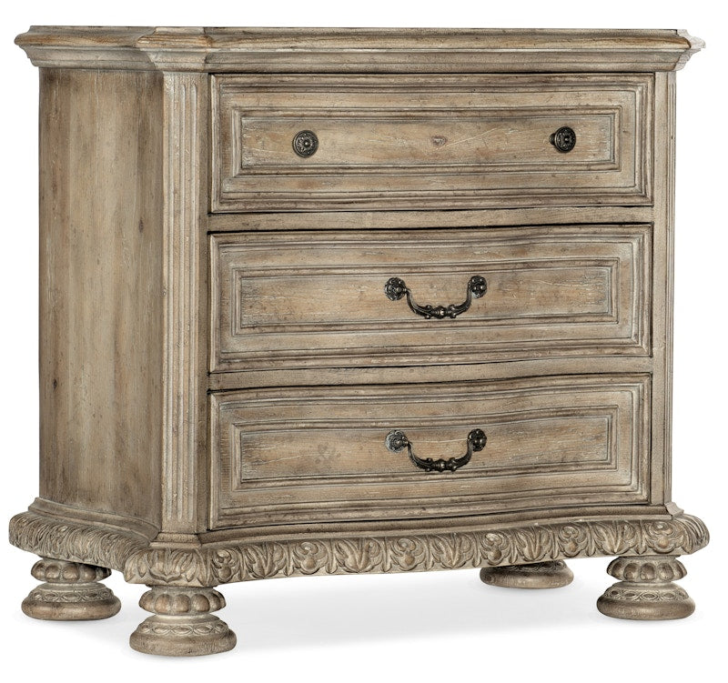 Hooker Furniture Castella Three Drawer Nightstand 5878-90016-80