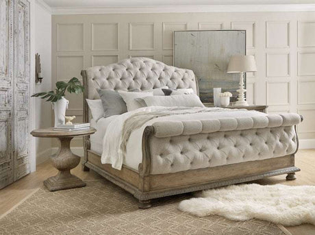 Hooker Furniture Castella King Tufted Bed 5878-90566-80