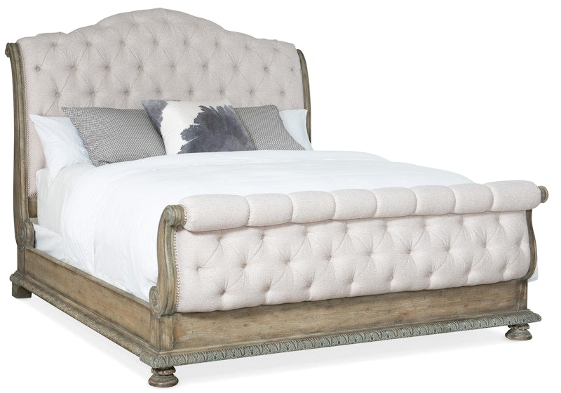 Hooker Furniture Castella California King Tufted Bed 5878-90560-80