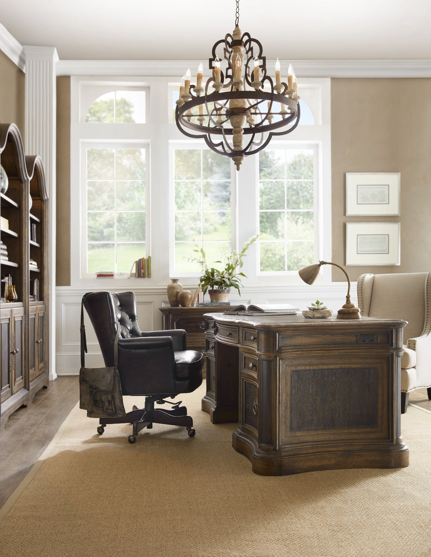 Hooker Furniture St. Hedwig Executive Desk 5960-10563-MULTI