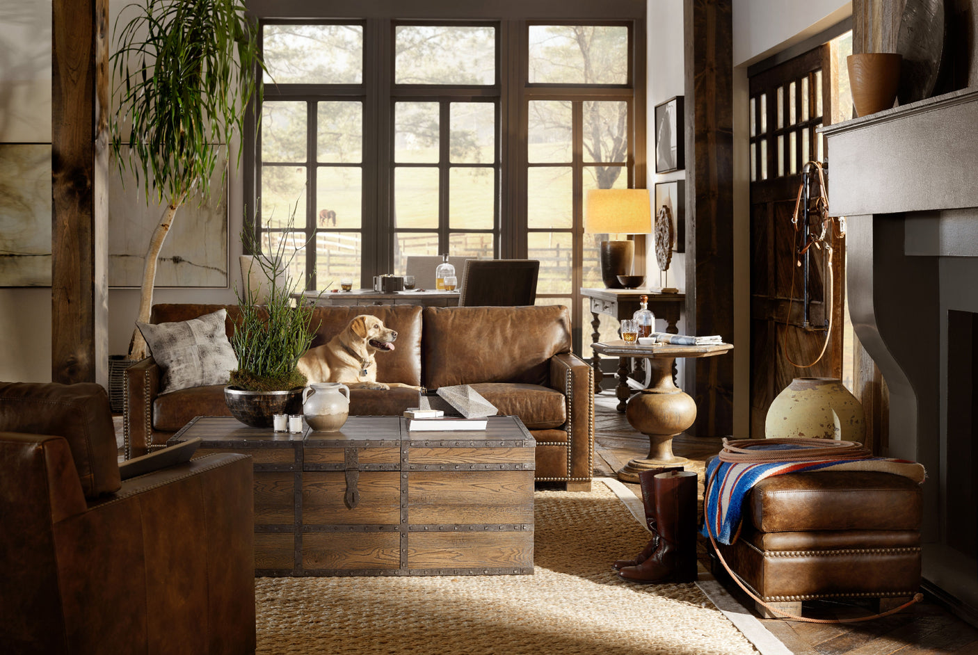 Hooker Furniture Mason End Table 5960-80116-MULTI