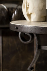Hooker Furniture Luckenbach Metal and Stone End Table 5960-80113-MTL