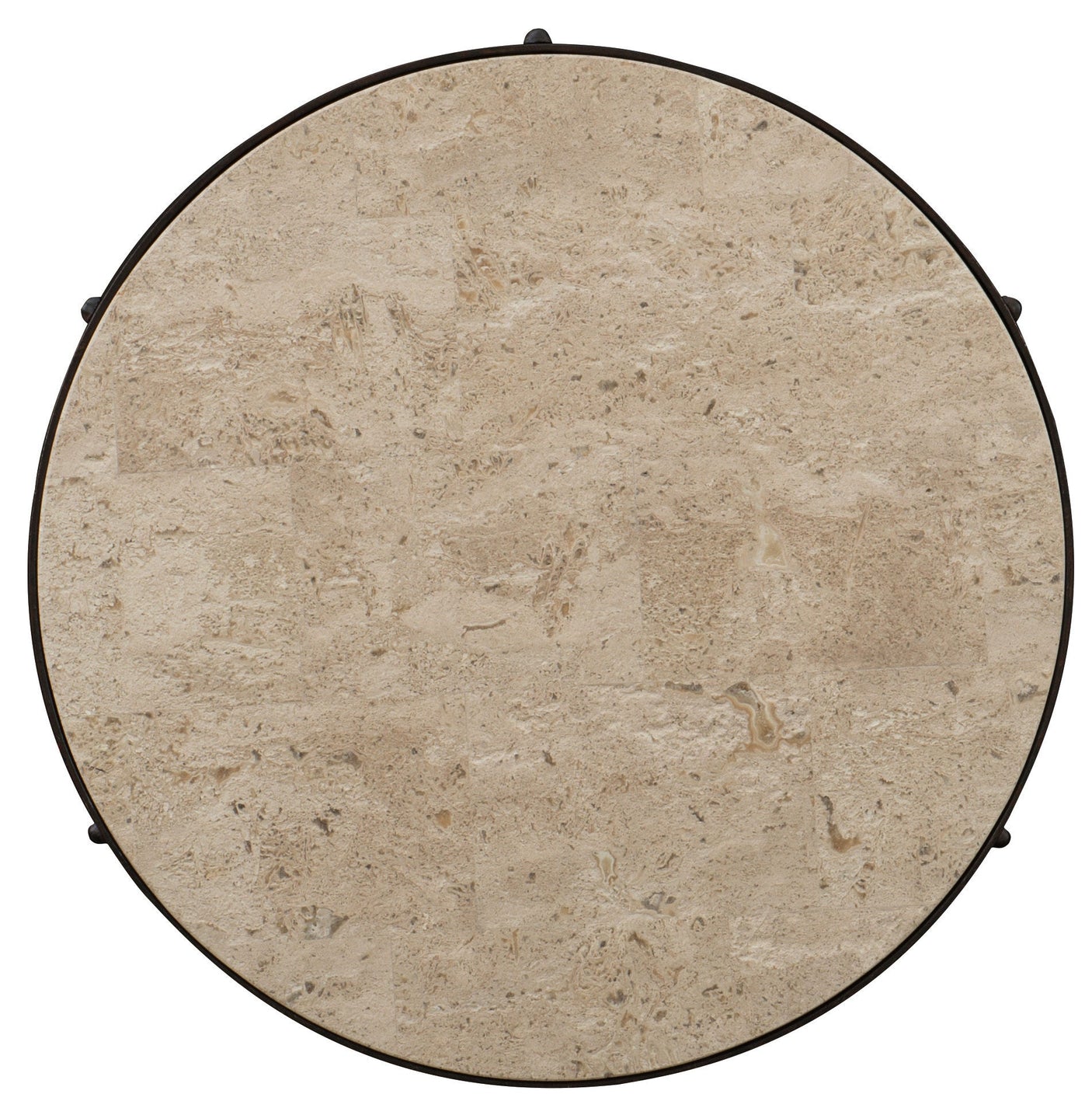 Hooker Furniture Luckenbach Metal and Stone End Table 5960-80113-MTL