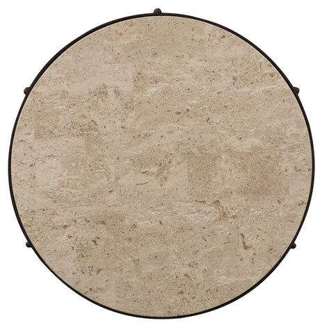 Hooker Furniture Luckenbach Metal and Stone End Table 5960-80113-MTL