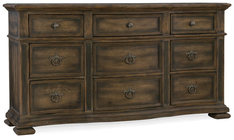 Hooker Furniture Williamson Nine-Drawer Dresser 5960-90002-MULTI