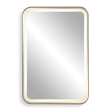 Crofton Lighted Vanity Mirror, Brass - Kings Fine Art & Decor