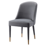 Brie Armless Chair, Gray, 2 Per Box, Priced Each